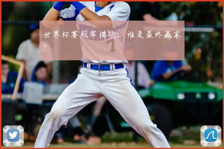 世界杯赛冠军揭晓:谁是最终赢家?