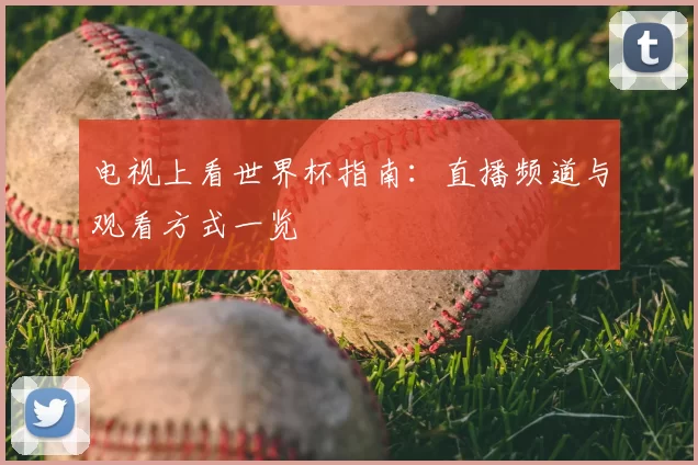 电视上看世界杯指南:直播频道与观看方式一览